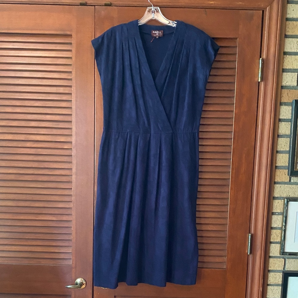 Raoul Deep Blue Midi Dress